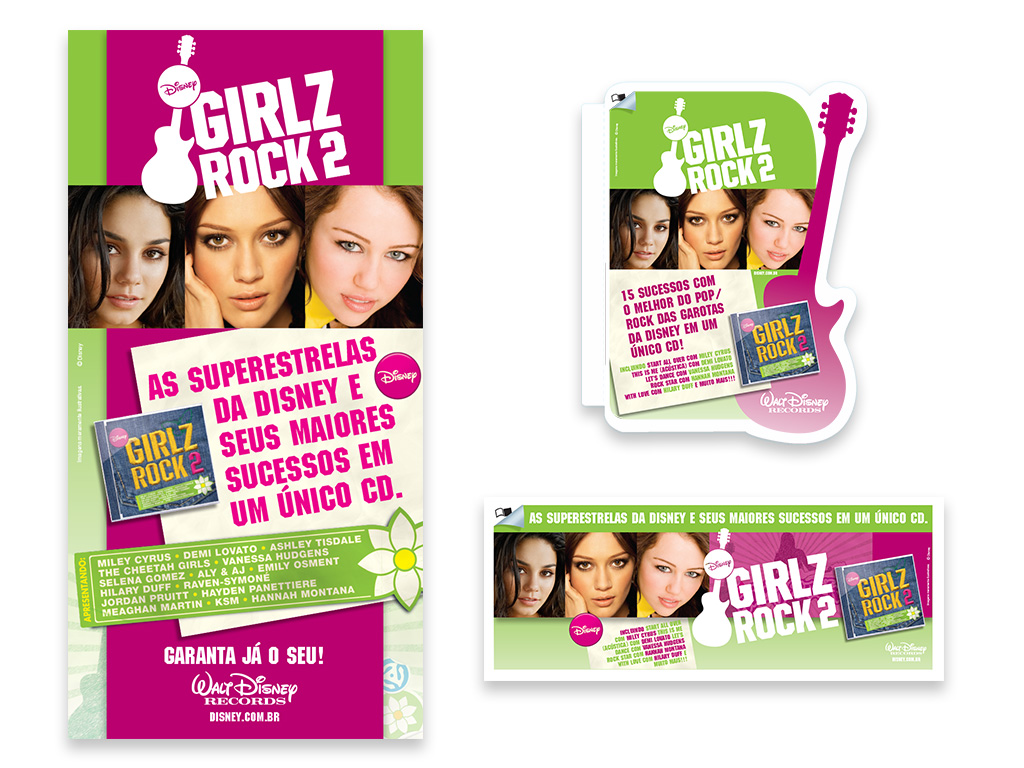 Girlz Rock 2 - Banner, cartaz, testeira e stopper